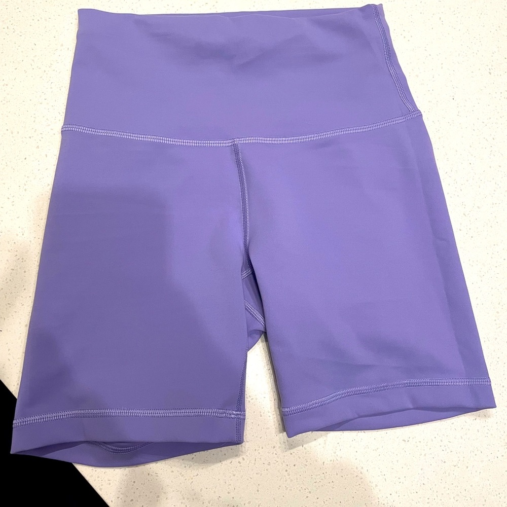 Lululemon Biker Shorts 5 inch inseam lavender purple like new!